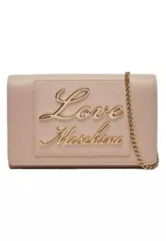 Сумка через плечо Love Moschino, бежевый