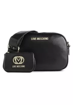 Сумка через плечо Love Moschino, черная