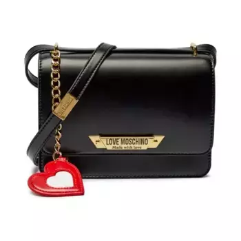 Сумка через плечо Love Moschino, черный