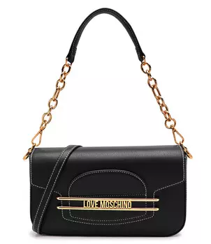Сумка через плечо Love Moschino, черный