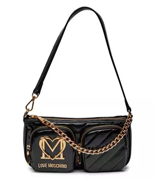 Сумка через плечо Love Moschino, черный