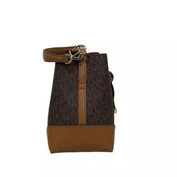 Сумка через плечо Michael Kors Mercer Gallery XS Convertible Bucket MK Signature, цвет Brn/Acorn
