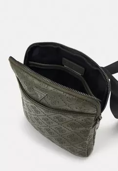 Сумка через плечо Milano Crossbody Flat Guess, зеленый милитари