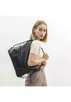 Сумка через плечо Milano Leather 36 см LAZAROTTI, черный