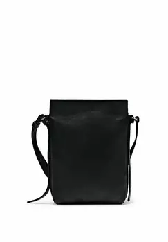 Сумка через плечо MINI Massimo Dutti, черный