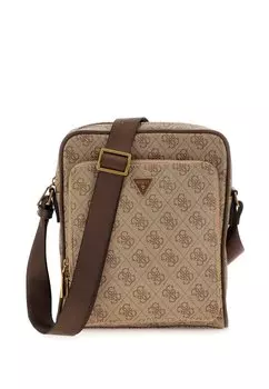 Сумка через плечо Mini-Milano Mit-Logo Guess, бежевая