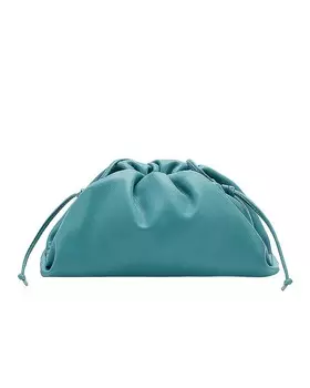 Сумка через плечо Mini Pouch Bottega Veneta, цвет Linoleum & Silver