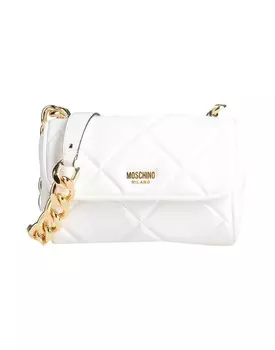 Сумка через плечо Moschino, белый