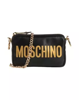 Сумка через плечо Moschino, черный
