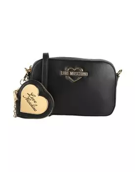Сумка через плечо Moschino, черный