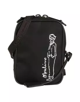 Сумка через плечо Moschino, черный