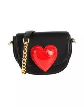 Сумка через плечо Moschino, черный