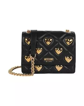 Сумка через плечо Moschino, черный