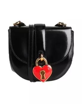 Сумка через плечо Moschino, черный
