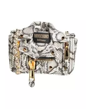 Сумка через плечо MOSCHINO, светло-серый