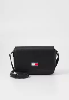Сумка через плечо MUST FLAP CROSSOVER Tommy Jeans, черный