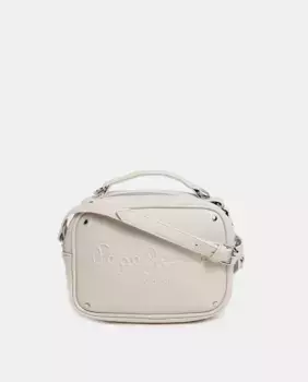 Сумка через плечо на молнии Pepe Jeans, белый