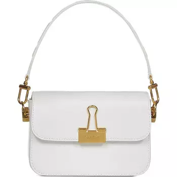 Сумка через плечо Off-White Plain Binder, белый
