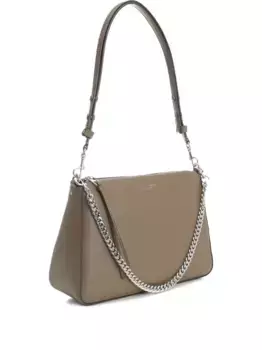 Сумка через плечо Perry с цепочным ремешком Tory Burch, коричневый