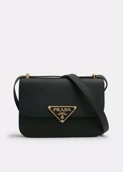 Сумка через плечо Prada Leather, зеленый