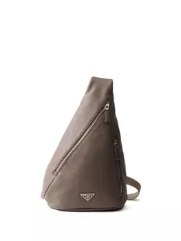 Сумка через плечо Prada, серый