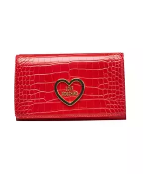 Сумка через плечо с цепочкой Love Moschino, красный