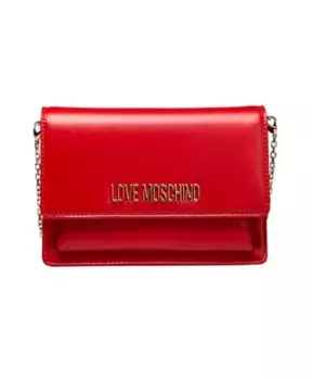 Сумка через плечо с цепочкой Love Moschino, красный