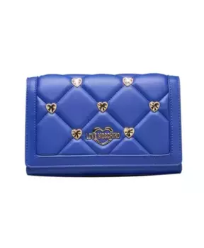 Сумка через плечо с цепочкой Love Moschino, синий