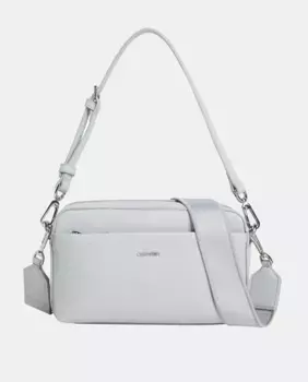 Сумка через плечо с двумя ручками Calvin Klein, серый