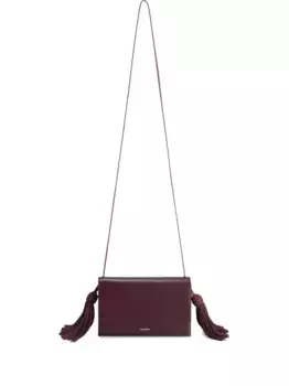 Сумка через плечо с кисточкой JIL SANDER, красный