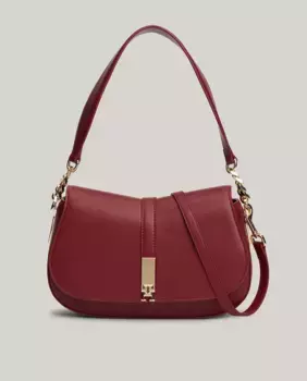 Сумка через плечо с клапаном Tommy Hilfiger, цвет Rojo Granate
