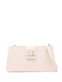 Сумка через плечо с логотипом Furla, бежевый