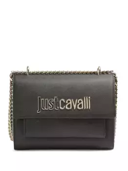 Сумка через плечо с логотипом Just Cavalli, черный