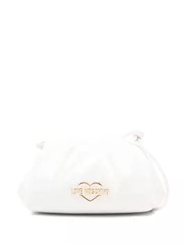 Сумка через плечо с логотипом Love Moschino, белый