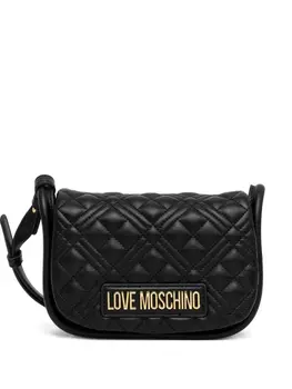 Сумка через плечо с логотипом Love Moschino, черный