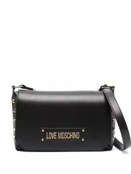 Сумка через плечо с логотипом Love Moschino, черный