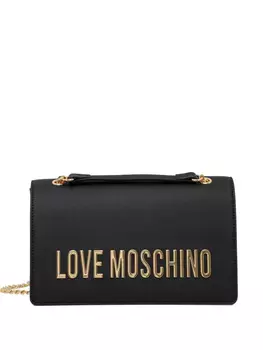 Сумка через плечо с логотипом Love Moschino, черный