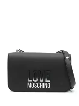 Сумка через плечо с логотипом Love Moschino, черный