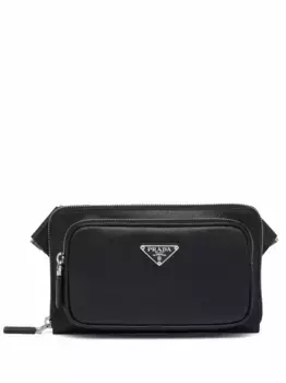 Сумка через плечо с логотипом Prada, черный