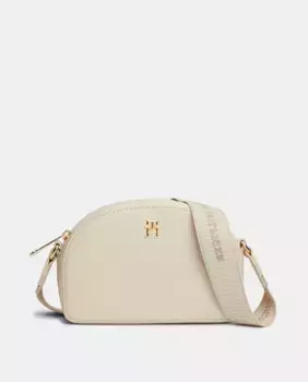 Сумка через плечо с логотипом Tommy Hilfiger, бежевый