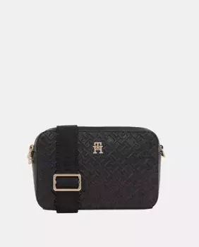 Сумка через плечо с монограммой Tommy Hilfiger, черный
