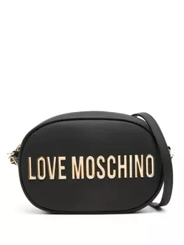 Сумка женская через плечо Love Moschino овальной формы, черный