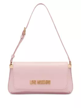 Сумка через плечо с надписью-логотипом Love Moschino, розовый