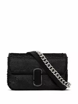 Сумка через плечо с пайетками J MARC Marc Jacobs, черный