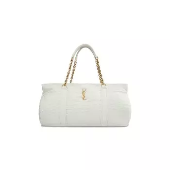 Сумка через плечо Saint Laurent Gloria Travel Bag, цвет Milky White