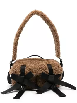 Сумка через плечо Simone Rocha Classic Bow, коричневый