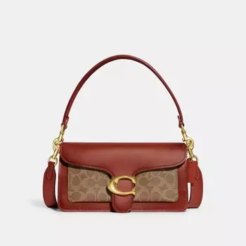Сумка через плечо Tabby 26 COACH, цвет brass/tan/rust