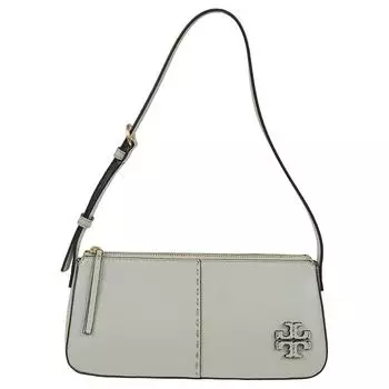 Сумка через плечо TB McGraw Litchi Grain Leather, женская, цвет "дымчатая сосна" TORY BURCH