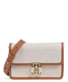 Сумка через плечо TH Logo из кожи наппа, хлопок Tommy Hilfiger, белый