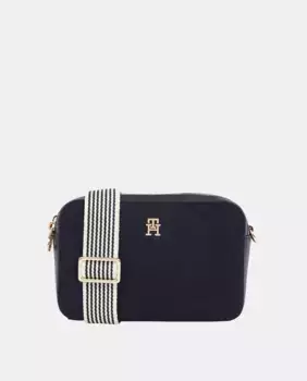 Сумка через плечо TH с монограммой Tommy Hilfiger, темно-синий